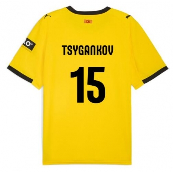 Billige Fotballdrakt Girona Viktor Tsyhankov #15 Replika Bortedrakt 2025-26 Kortermet